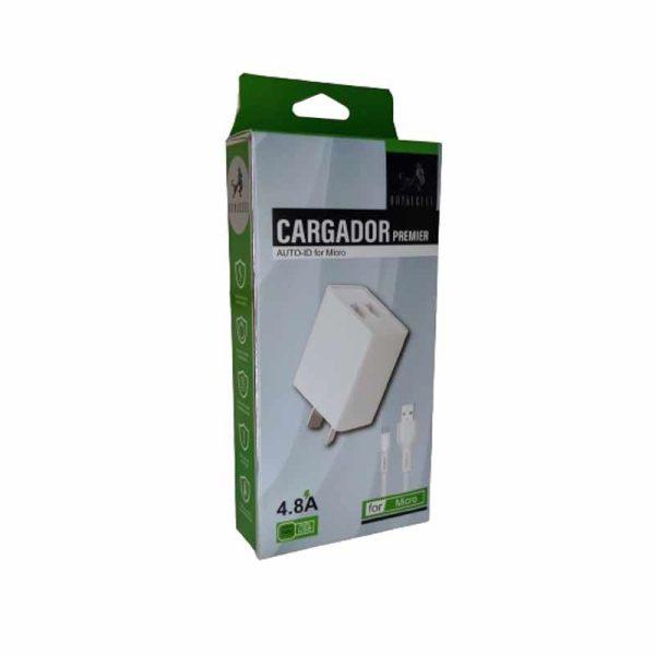 Cargador Ficha C con Dos Entradas Carga Rapida ART RC5004800A - Imagen 2