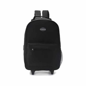 Mochila Good Pack Negra Con Carro Escolar ART 35477