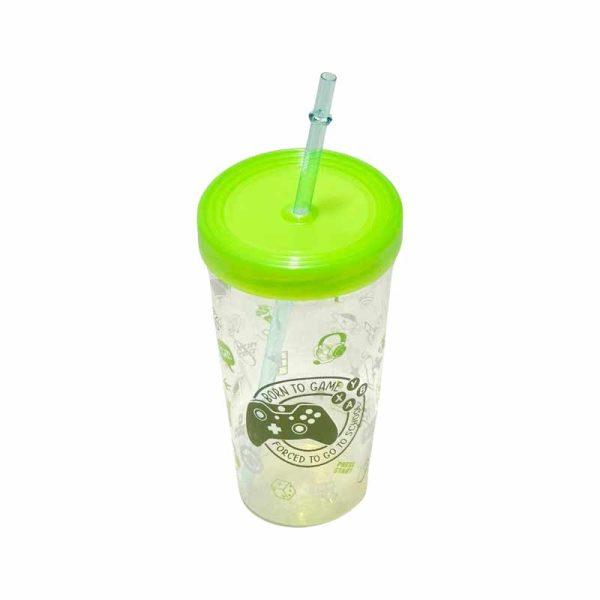 Vaso Transparente Con Sorbete ART KP944 - Imagen 4