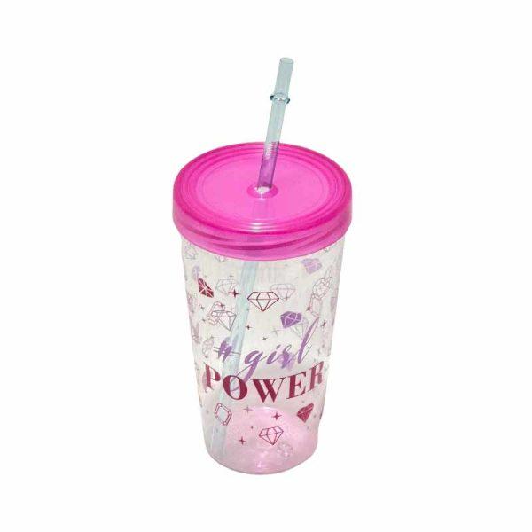 Vaso Transparente Con Sorbete ART KP944 - Imagen 3