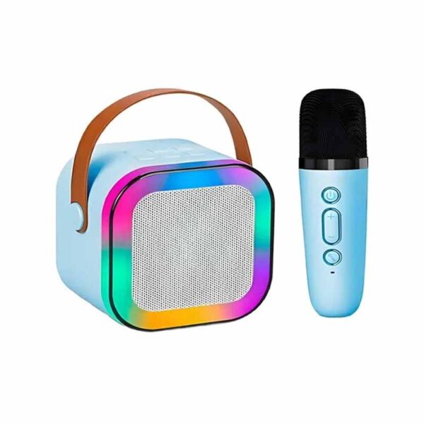 Parlante Bluetooth Karaoke Led Con 1 Microfono ART K12 - Imagen 3