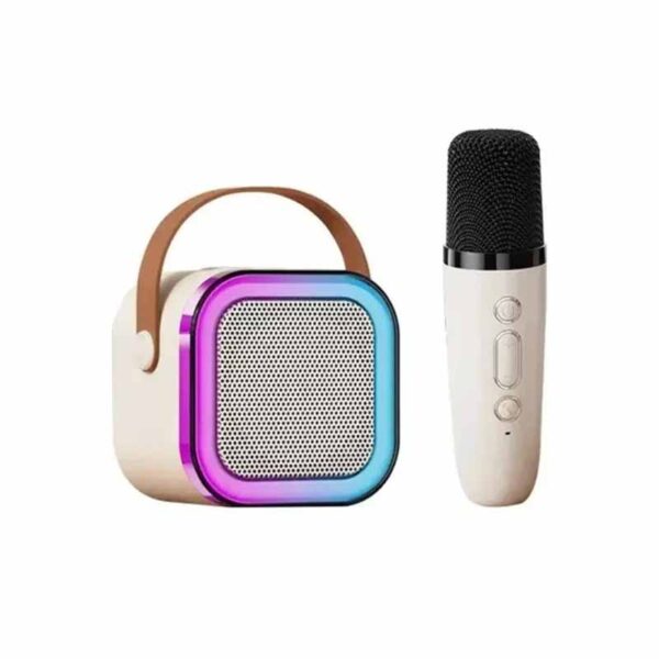 Parlante Bluetooth Karaoke Led Con 1 Microfono ART K12 - Imagen 2