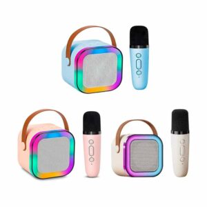 Parlante Bluetooth Karaoke Led Con 1 Microfono ART K12