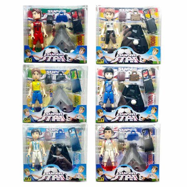 Muñecos Jugador de Futbol Super Star ART SD18813