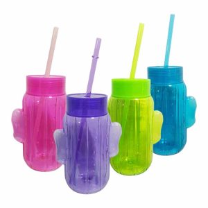 Vaso Cactus con Sorbete Transparente ART KP806