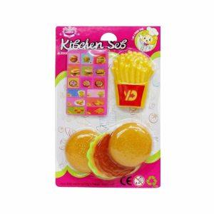 Set de Comidita Hamburguesa con Papas Fritas ART AB-12408