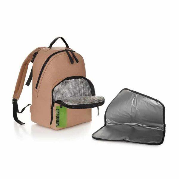 Mochila Maternal Simil Cuero ART MOLI21BES25Z - Imagen 2