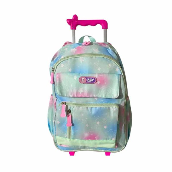 Mochila Smile Lucy con Carro 18" ART A-11-1 - Imagen 2