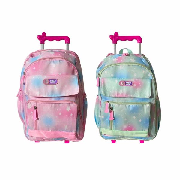 Mochila Smile Lucy con Carro 18" ART A-11-1