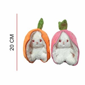 Peluche Conejito Frutilla- Zanahoria 20 CM