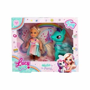 Muñeca Lucy Pop Hada y Su Pony ART 55023
