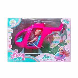 Muñeca Lucy Pop con Su Helicoptero ART 55025