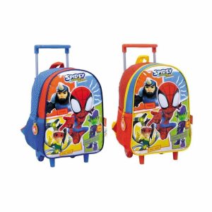 Mochila Spidey y Villanos Carro 16" ART 11747