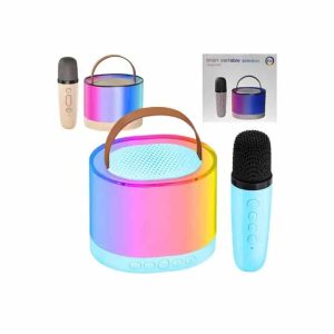 Parlante Bluetooth Karaoke Led Con 1 Microfono ART K52