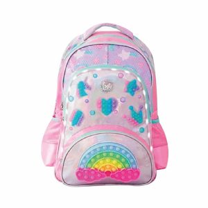Mochila Pop It con Luz Espalda 18" Footy ART F6303