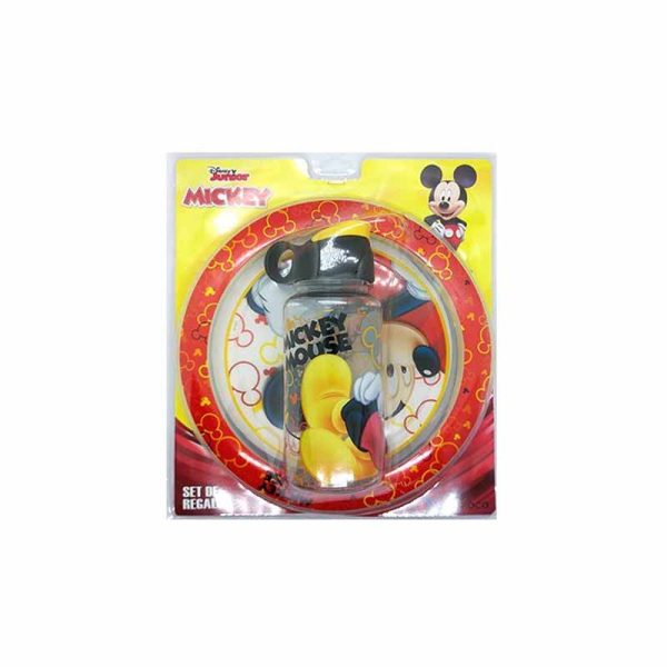 Set Plato + Botella Mickey Mouse ART 01MICKEY091