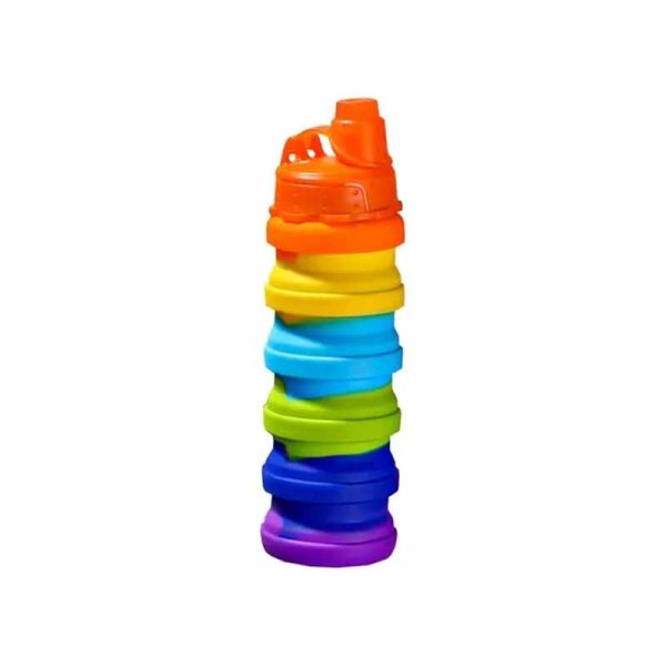 Botella Plegable SilIicona Multicolor ART ZZ-1515