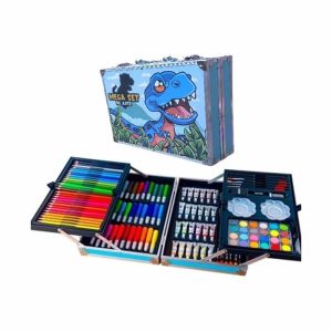 Set de Arte Maletín De Aluminio Dinosaurio ART AL-145