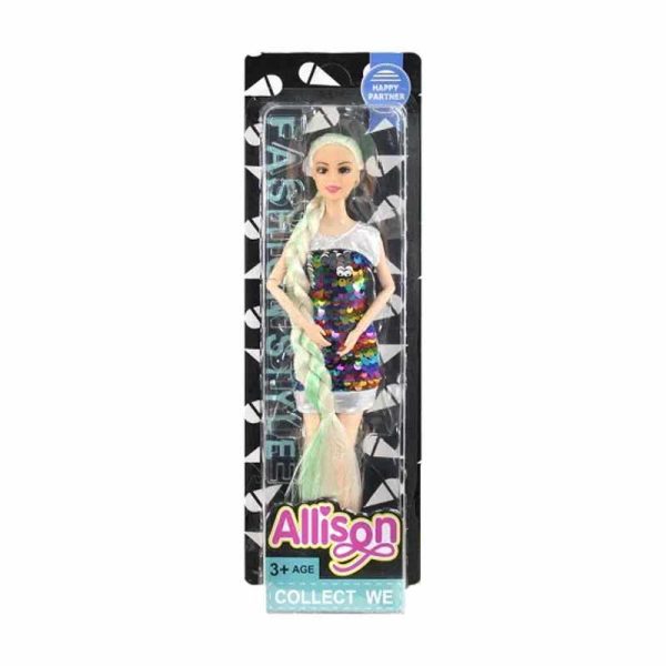 Muñeca Vestido Con Lentejuela ART AB-12965