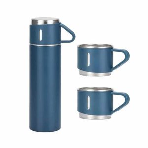 Botella de 500 ml Con 3 Tazas Termicas ART IVS-3P