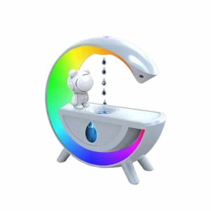 Parlante Humidificador De Aire Antigravedad Con Luz Rgb ART T00K8