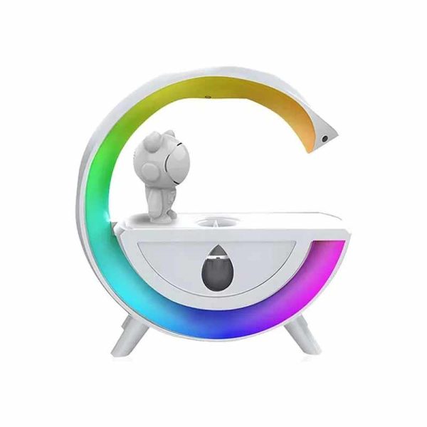 Parlante Humidificador De Aire Antigravedad Con Luz Rgb ART T00K8 - Imagen 2