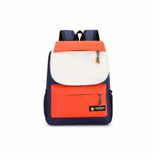 Mochila Multifuncion Combinada Naranja-Azul ART XH-2011