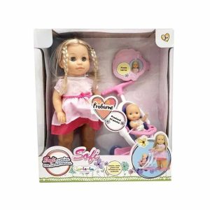 Muñeca Sofi Camina Con Su Hermanita ART 16357