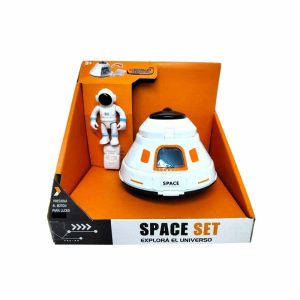 Nave Espacial Con Astronauta y Luz  ART 55560