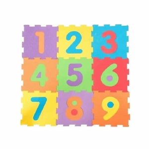 Piso Goma Eva Numeros 9 Psc Baby Gus ART 55221