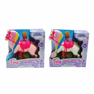 Caballo Con Pelo y Accesorios Tiny ART 55830