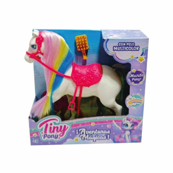 Caballo Con Pelo y Accesorios Tiny ART 55830 - Imagen 2