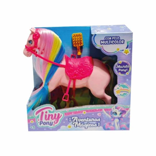 Caballo Con Pelo y Accesorios Tiny ART 55830 - Imagen 3