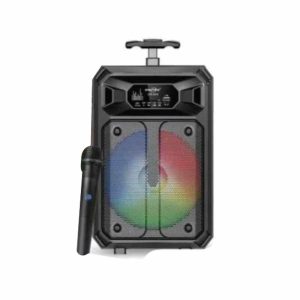 Parlante Bluetooth Inalámbrico con Micrófono y Luces LED 8" ART GTS-2176