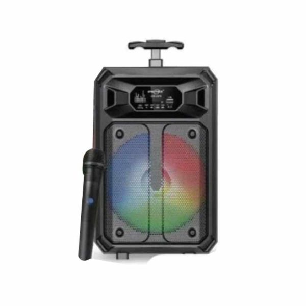 Parlante Bluetooth Inalámbrico con Micrófono y Luces LED 8" ART GTS-2176