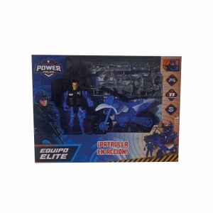Set Policia Con Moto ART 55546