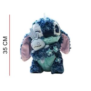 Peluche Stitch Con Flores 35cm ART 23850
