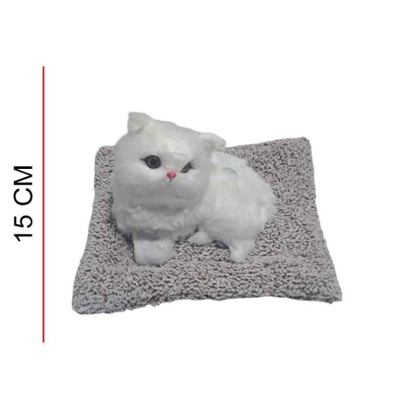 Peluche Gatito Realista Con Sonido ART HY-2520083 - Imagen 4