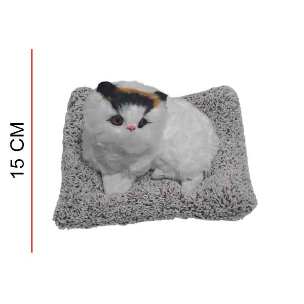 Peluche Gatito Realista Con Sonido ART HY-2520083 - Imagen 5