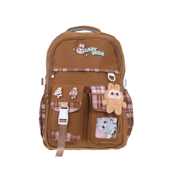 Mochila Labubu Con Pines Para Decorar 17" ART LABU01 - Imagen 3
