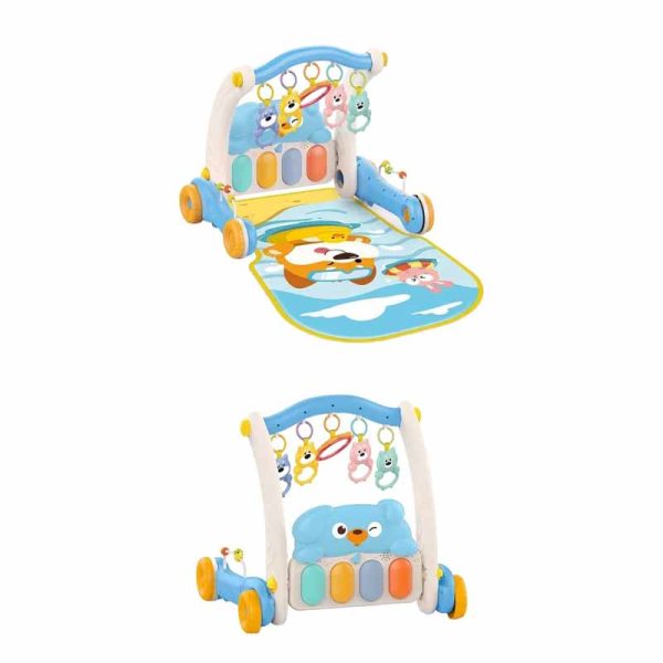 Caminador 2 En 1 Alfombra Didáctica con Piano Musical Baby Gus ART 55732