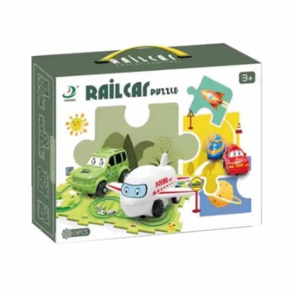 Auto a Pilas con Puzzle ART JT217