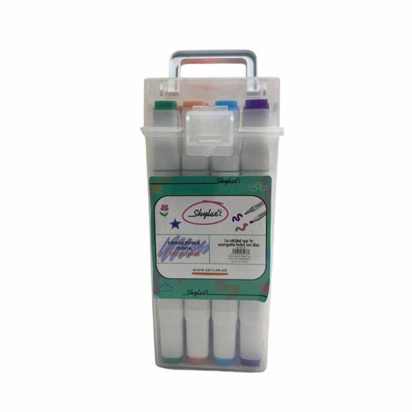 Marcadores Doble Punta x 12 Unidades ART YW-5273