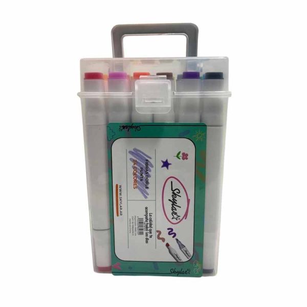 Marcadores Doble Punta 24 Unidades ART YW-5274
