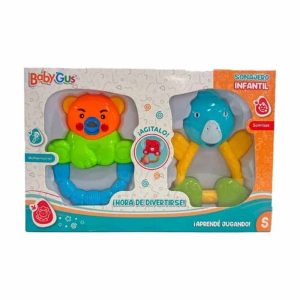 Set x 2 Sonajeros Interactivo Baby Gus ART 51161