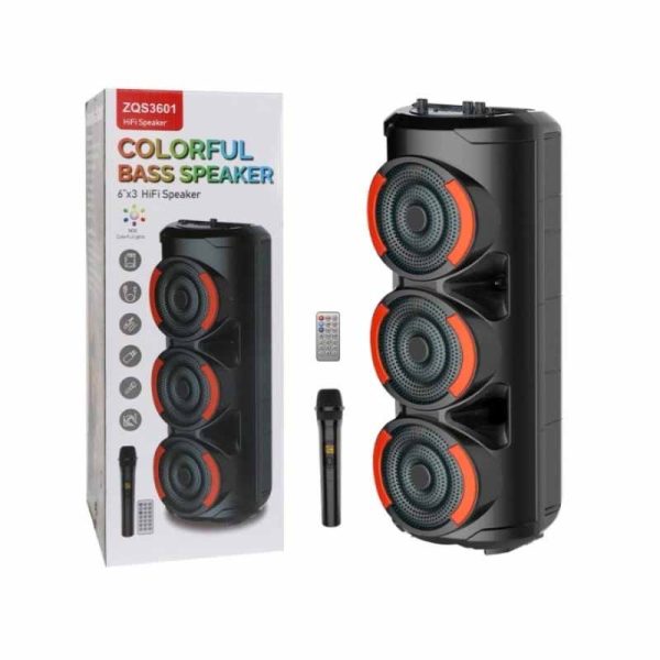 Parlante Bluetooth HiFi Speaker 6,5" ART ZQS3601