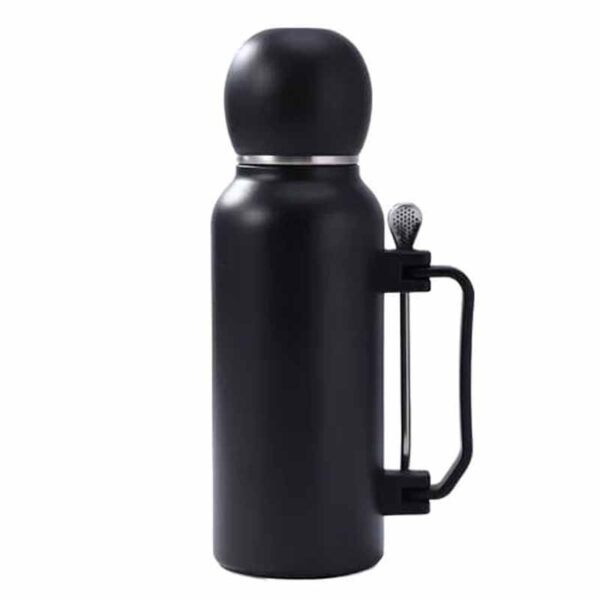 Termo Tapa Mate Redondo y Bombilla 1300ml ART Zz-2154 - Imagen 3