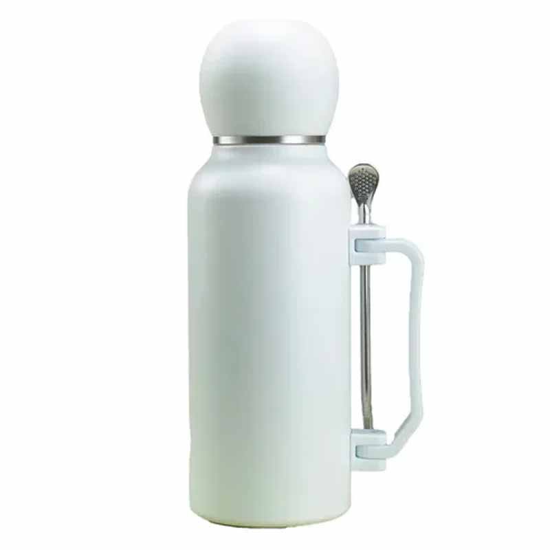 Termo Tapa Mate Redondo y Bombilla 1300ml ART Zz-2154 - Imagen 5