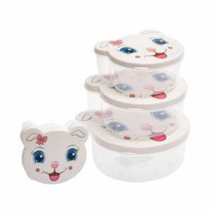 Set de Tupper Gatita x4 ART 020980