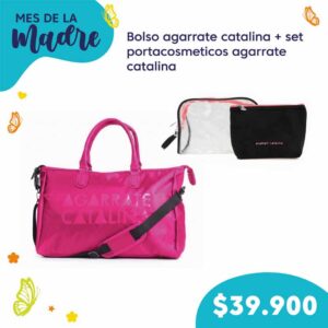 .Bolso Agarrate Catlaina + Porta cosmetico.